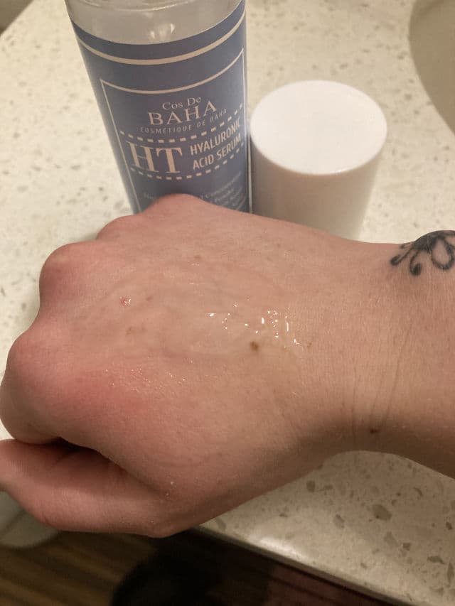 Cos de Baha Pure Hyaluronic Acid 1% Powder Solution Serum review photo by AllSkinIsBeauty