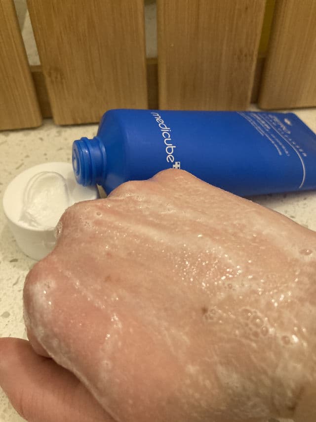 Medicube Zero Foam Cleanser review photo by AllSkinIsBeauty