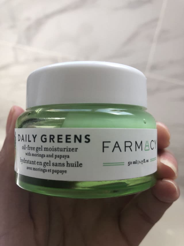 Farmacy Daily Greens Oil-Free Gel Moisturizer with Moringa and Papaya review photo by Allthingsbeauty123
