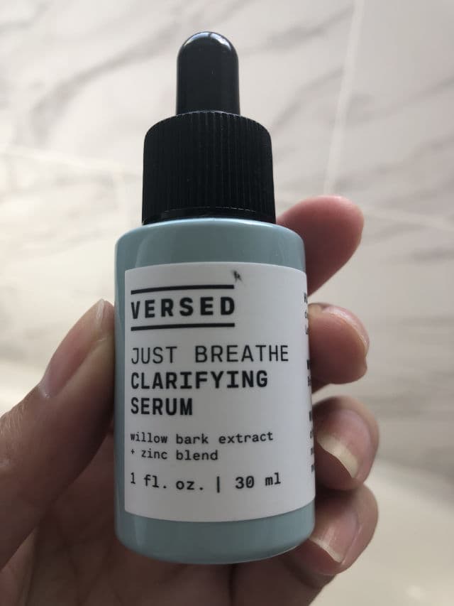 Versed Just Breathe Clarifying Serum review photo by Allthingsbeauty123