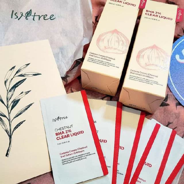ISNTREE Chestnut BHA 2% Clear Liquid review photo by AlottaReviews