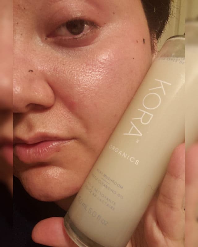 KORA Organics Milky Mushroom Gentle Cleansing Oil review photo by AlottaReviews