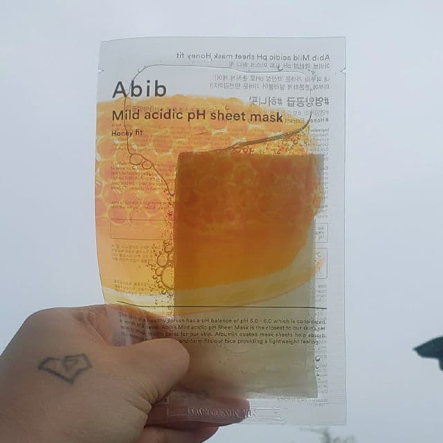 Abib Mild Acidic pH Sheet Mask Honey Fit review photo by AlottaReviews