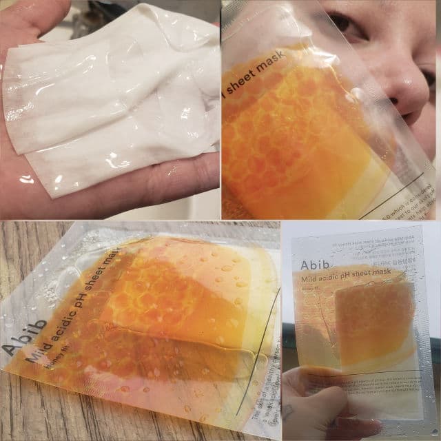 Abib Mild Acidic pH Sheet Mask Honey Fit review photo by AlottaReviews