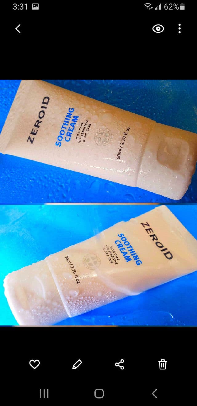 Zeroid Soothing Cream review photo by AlottaReviews