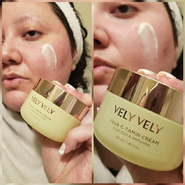 Vely Vely Yuja C-tamin Cream review photo by AlottaReviews