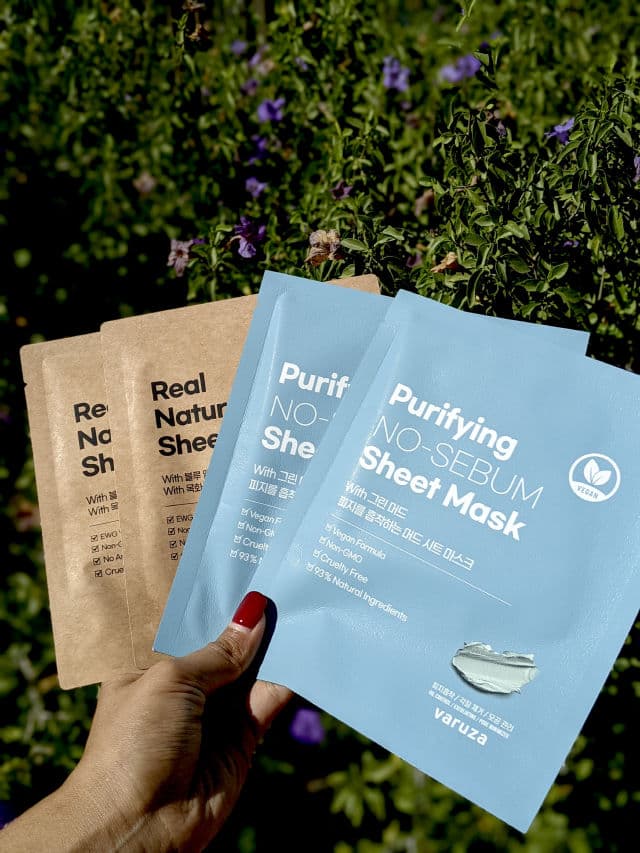 Varuza Purifying No-Sebum Sheet Mask with Green Mud review photo by Ambila