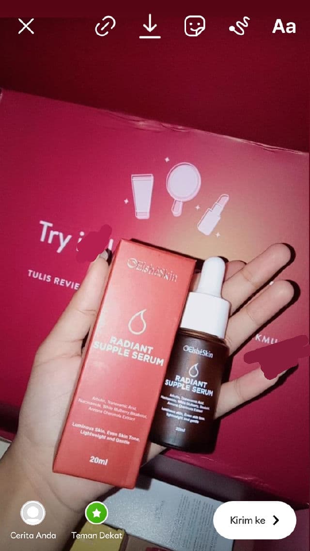 ElsheSkin Radiant Supple Serum review photo by amell