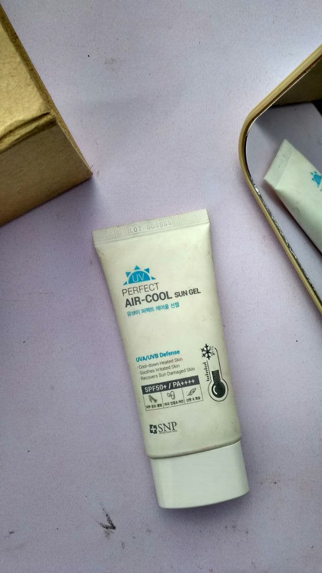 SNP Sunscreen UV Perfect Air Cool Sun Gel review photo by Amellnh