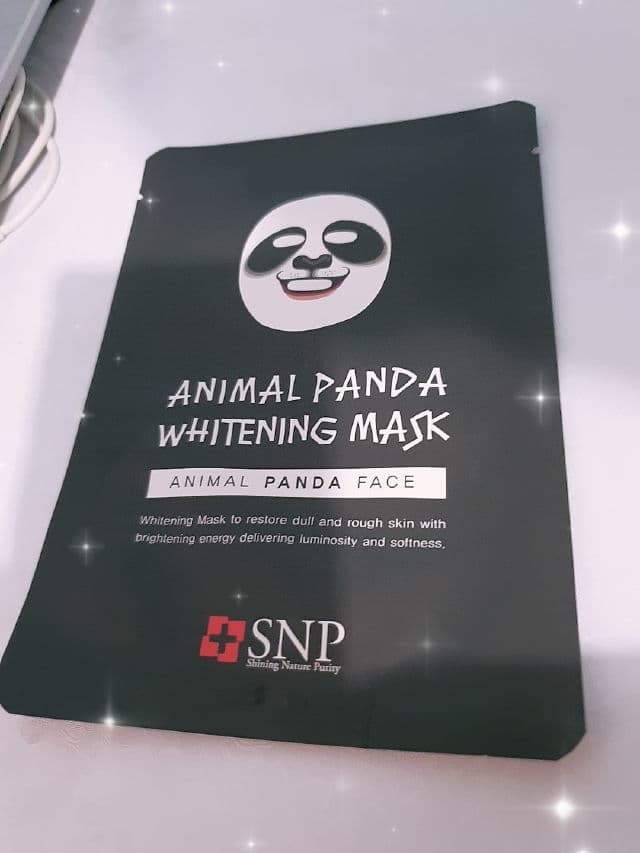 SNP Animal Panda Brightening Mask Sheet review photo by Amelll