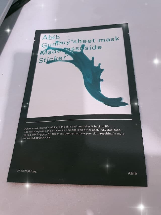 Abib Gummy Sheet Mask Madecassoside Sticker review photo by Amelll
