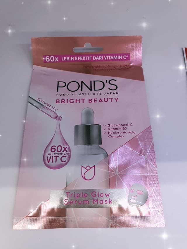 Pond's Bright Beauty Triple Glow Serum Mask review photo by Amelll