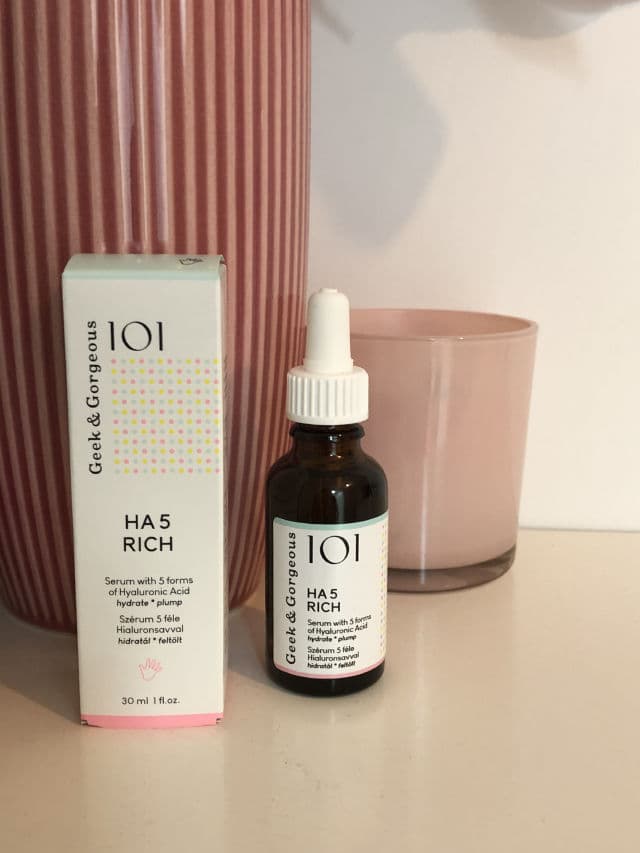 Geek & Gorgeous 101 HA 5 Rich Serum review photo by Anaefe
