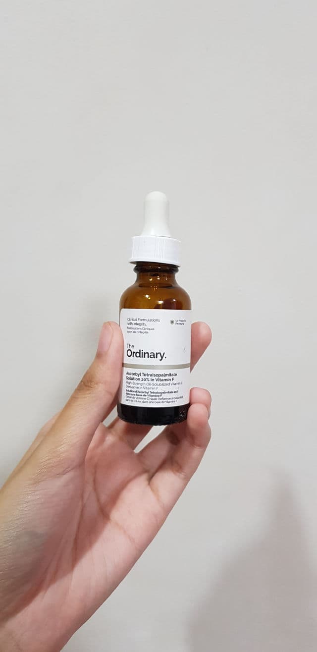 The Ordinary Ascorbyl Tetraisopalmitate Solution 20% in Vitamin F review photo by Andeng