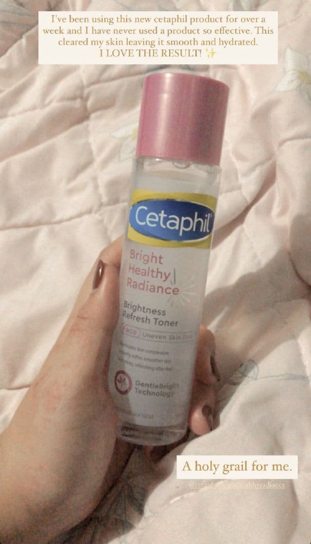 Cetaphil Bright Healthy Radiance Brightness Refresh Toner review photo by AngelicaKiac