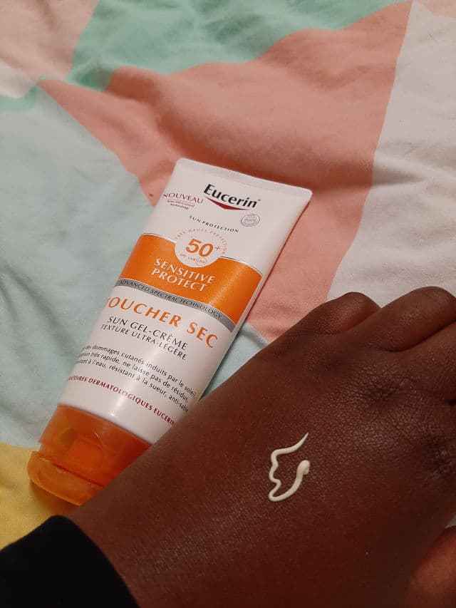 Eucerin Sun Gel-Cream Dry Touch Sensitive Protect SPF 50+ review photo by AnneMarie91