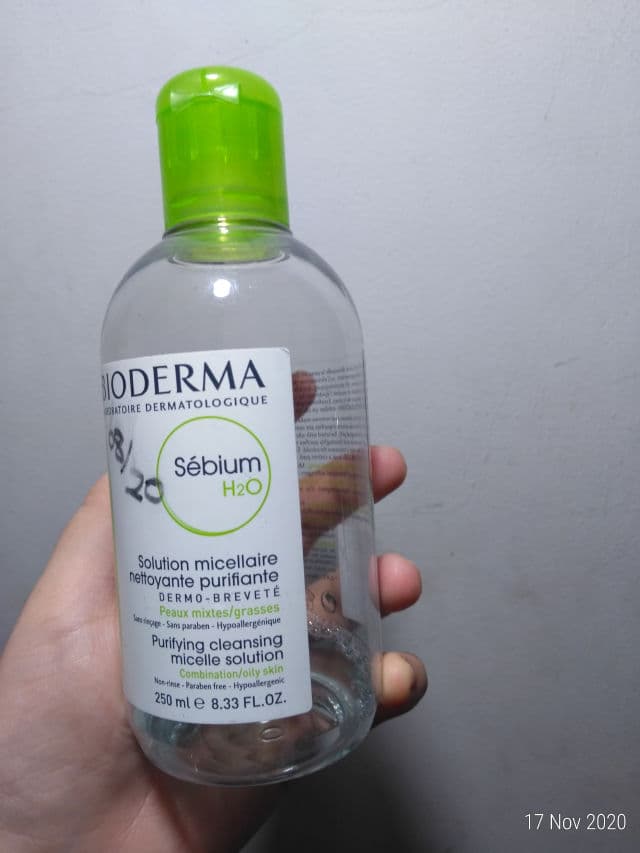 Bioderma Sebium H2O Micellar Water Makeup Remover for Combination to Oily Skin review photo by Annisadivi