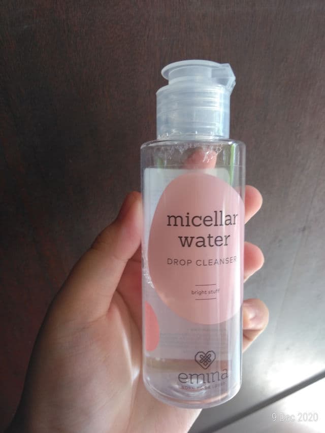 Emina Micellar Water Drop Cleanser – Bright Stuff review photo by Annisadivi