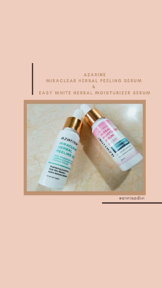 Azarine Miraclear Herbal Peeling Serum review photo by Annisadivi