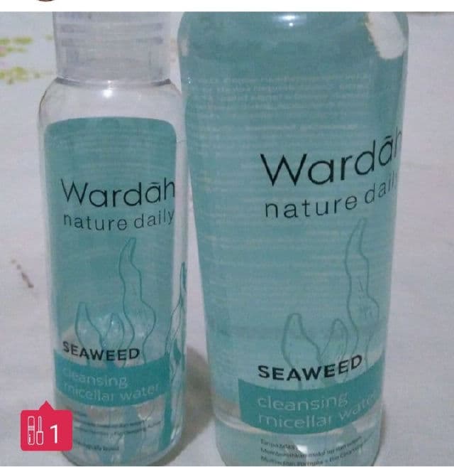 Wardah Nature Daily Seaweed Cleansing Micellar Water review photo by Annisadivi