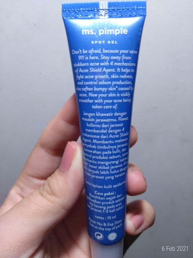 Emina Ms. Pimple Acne Solution Spot Gel review photo by Annisadivi