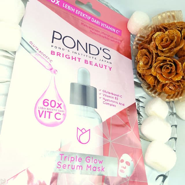 Pond's Bright Beauty Triple Glow Serum Mask review photo by Annisadivi