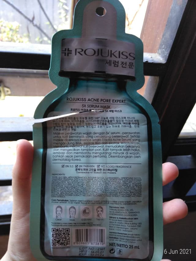 Rojukiss Acne Pore Expert 5X Serum Mask review photo by Annisadivi