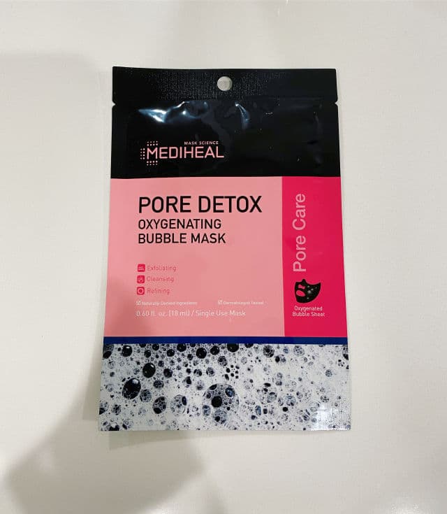 MEDIHEAL Pore Detox Oxygenating Bubble Mask review photo by AnqiKbeauty