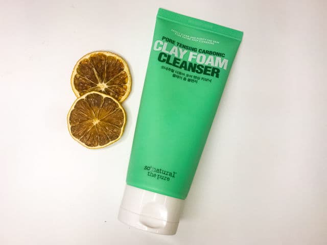 So Natural Pore Tensing Carbonic Clay Foam Cleanser review photo by Apples