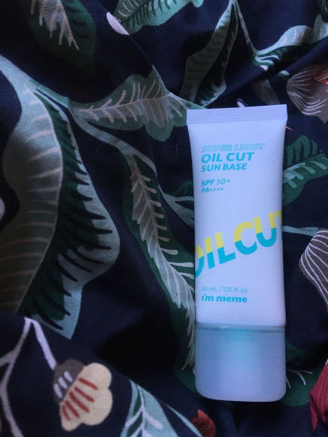 I'M MEME Super Light Oil Cut Sun Base SPF50+ PA++++ review photo by ArchiMarti