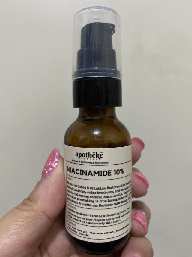 Apotheke Science Niacinamide 10% review photo by Arci2