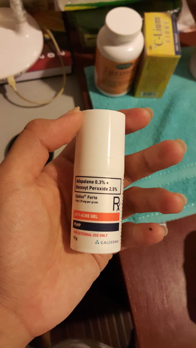 Galderma Adapalene 0.3% + Benzoyl Peroxide 2.5% (Epiduo Forte) review photo by AshDream104