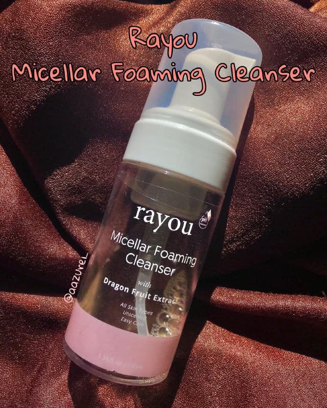 Rayou Micellar Foaming Cleanser review photo by Azurine