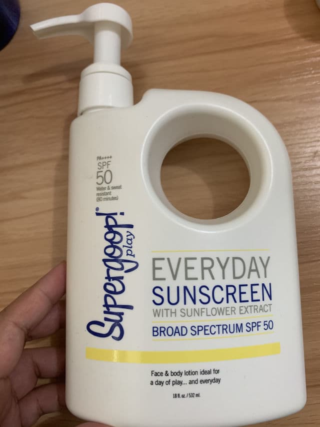Supergoop! Play Everyday Lotion SPF50 with Sunflower Extract review photo by Aznaida