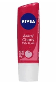 Nivea A Kiss of Cherry Fruity LIp Care review photo by BooBearAshley