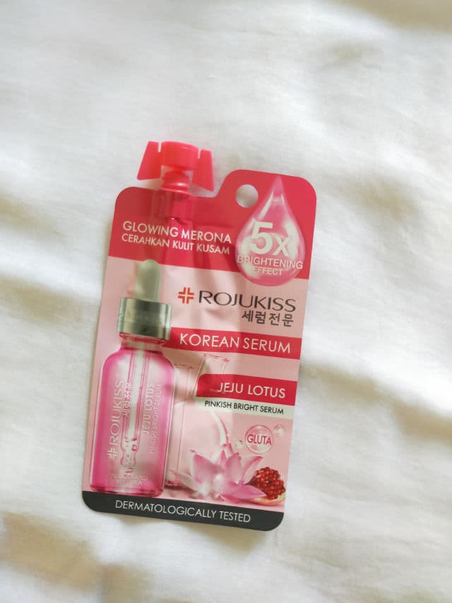 Rojukiss Jeju Lotus Pinkish Bright Korean Serum review photo by Balgisps