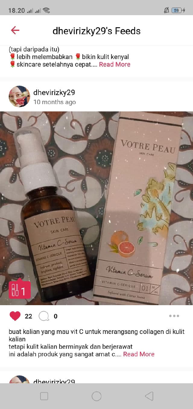 Votre Peau Vitamin C Serum review photo by BeautyDeiavy