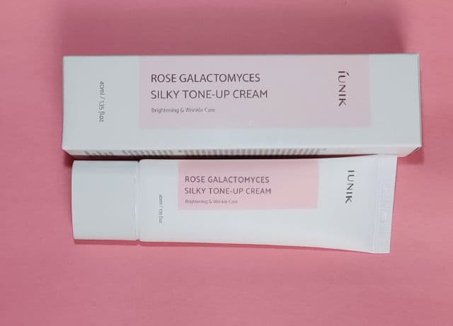 Iunik Rose Galactomyces Silky Tone Up Cream review photo by Beautystylemama