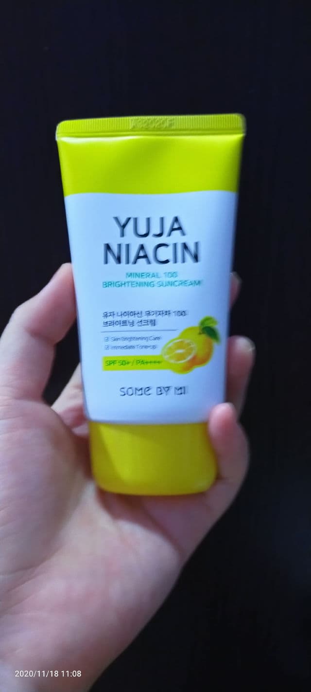 Some By Mi Yuja Niacin Mineral 100 Brightening Suncream review photo by Belle18