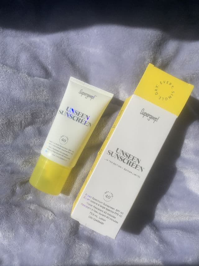 Unseen Sunscreen SPF 40 product review