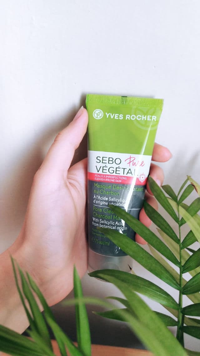 YVES ROCHER Masque Desincrustant au Charbon review photo by Bibii