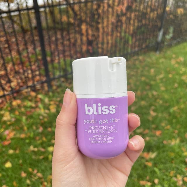 Bliss Youth Got This Serum Prevent-4 Pure Retinol Advanced Skin Smoothing Serum review photo by BrownGirlBeautyEdit