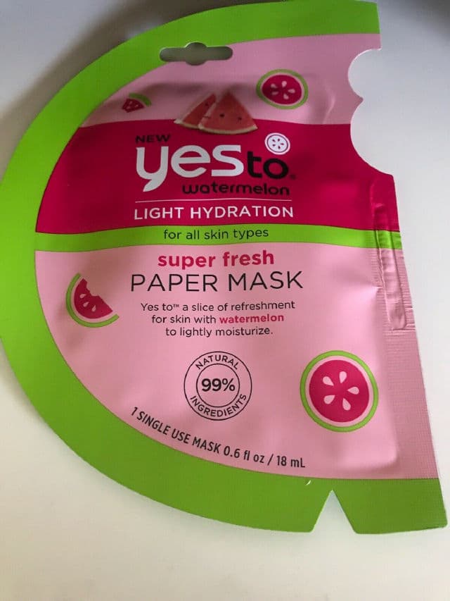 Yes To Watermelon Super Fresh Paper Mask review photo by pasteltulips