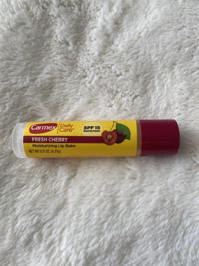 Carmex Moisturizing Lip Balm Stick SPF 15 Cherry review photo by pasteltulips
