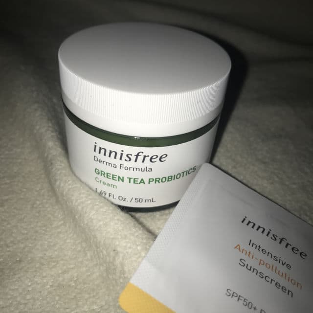 INNISFREE Derma Formula Green Tea Probiotics Cream review photo by Calypsooo