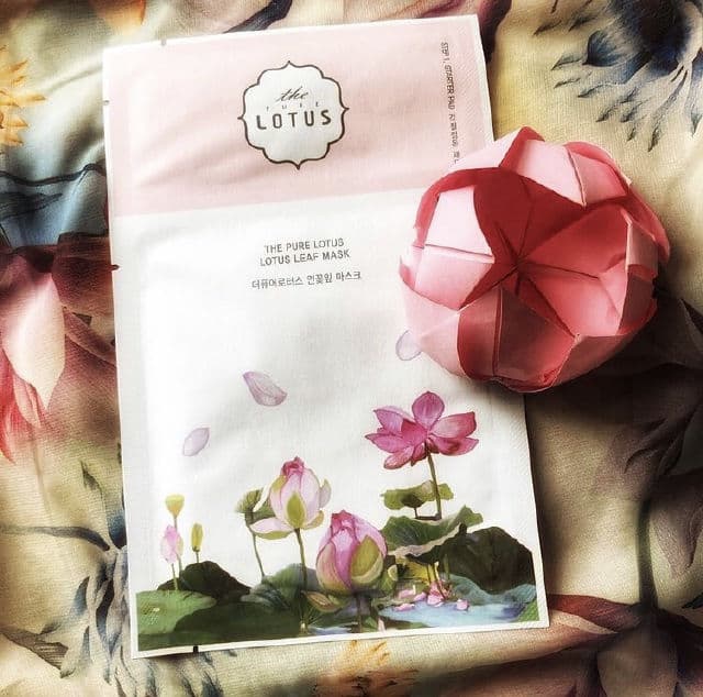 The Pure Lotus Lotus Leaf Wrinkle Treatment Mask review photo by Camelliaskinensis