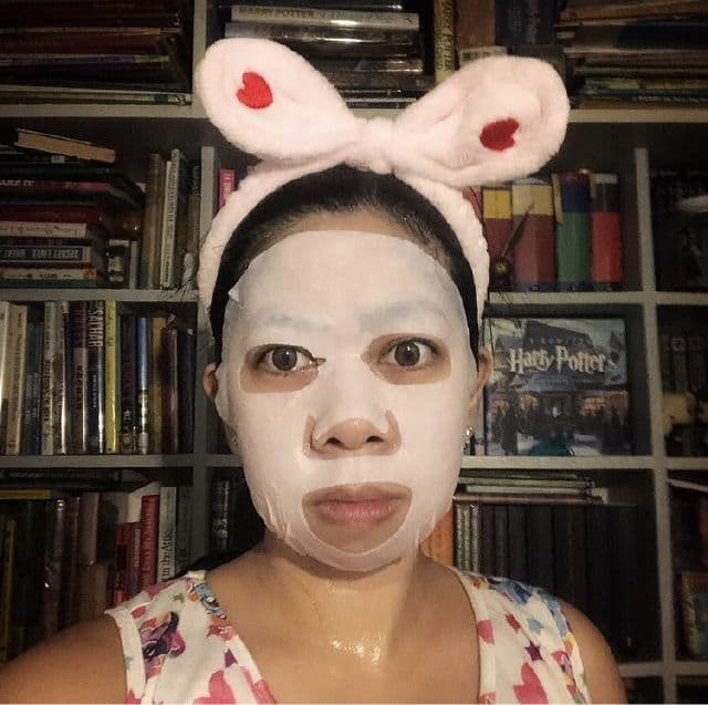 The Pure Lotus Lotus Leaf Wrinkle Treatment Mask review photo by Camelliaskinensis