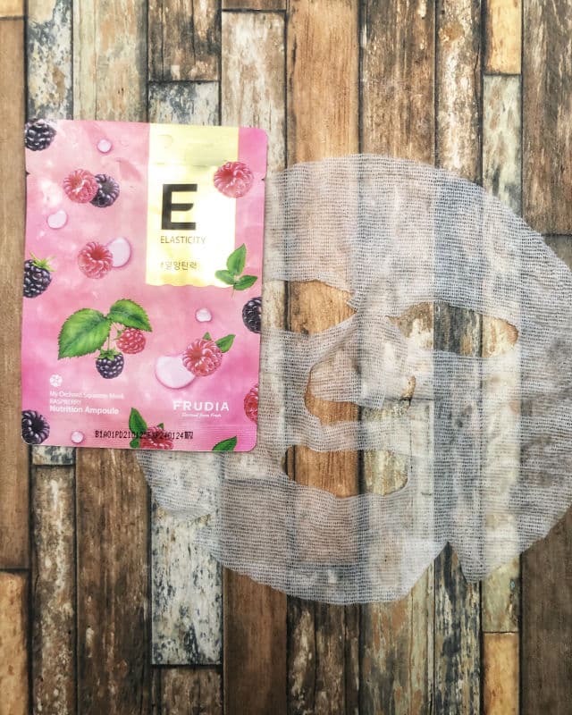 Frudia My Orchard Squeeze Mask Raspberry review photo by Camelliaskinensis