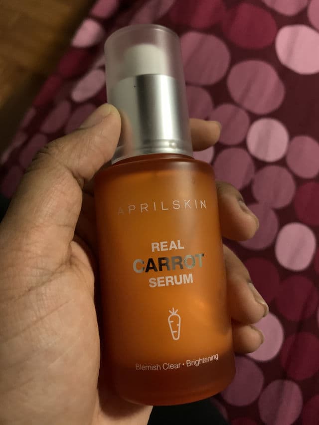 APRIL SKIN Carrot Blemish Serum review photo by Camillia