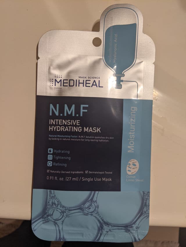 MEDIHEAL N.M.F Intensive Hydrating Mask review photo by CarsonWillFixYou